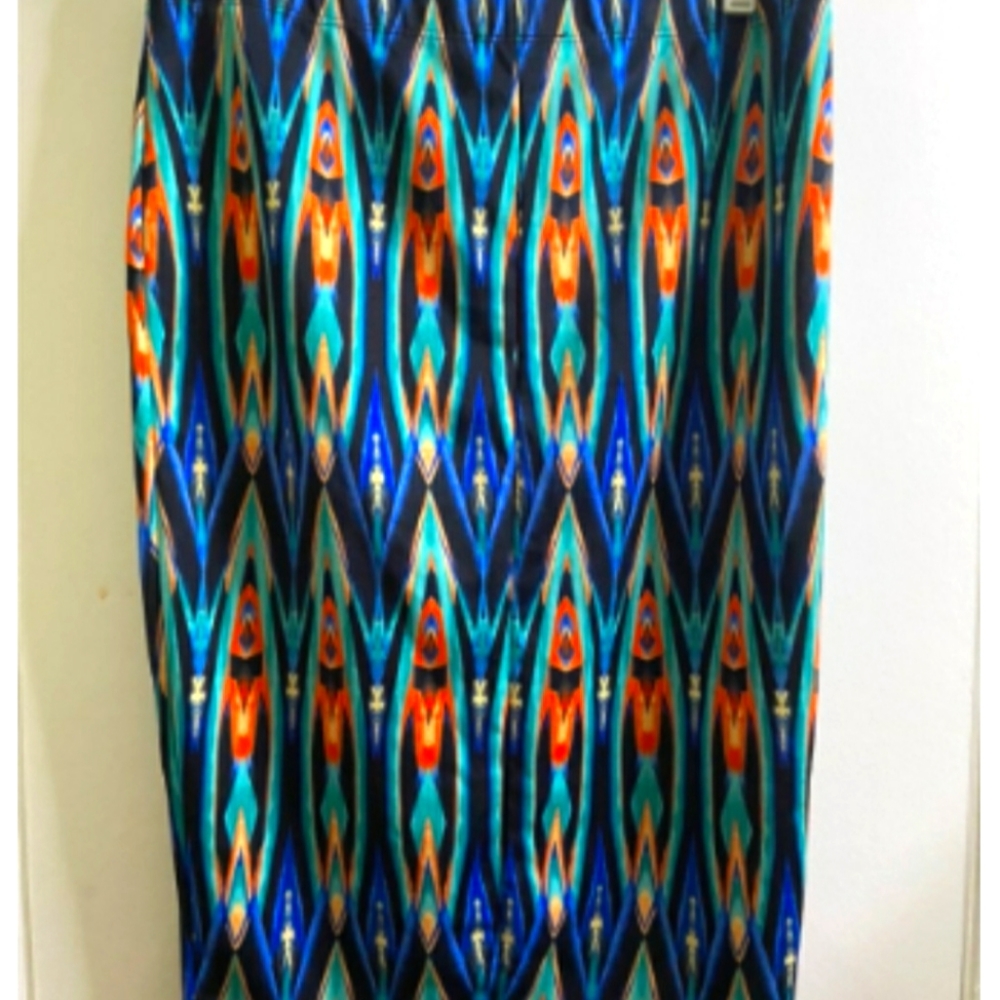 Forever 21 Plus Aztec Print Skirt Size 2x